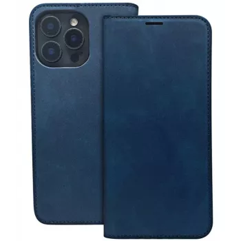 iLike Samsung Galaxy A35 5G Smart Suede -kotelo navy blue