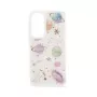 iLike Samsung Galaxy A35 Epoxy Cartoon -kuori valkoinen