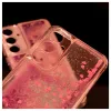 iLike Samsung Galaxy A55 silikonikotelo Water Glitter pinkki