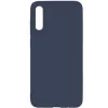 iLike Samsung Galaxy A70 matt TPU -kotelo tummansininen