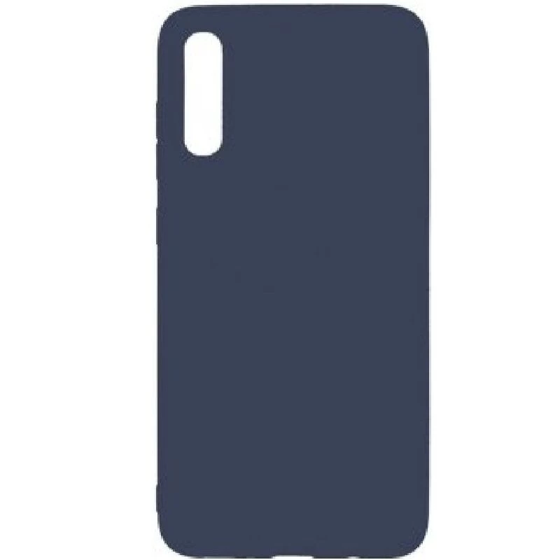iLike Samsung Galaxy A70 matt TPU -kotelo tummansininen