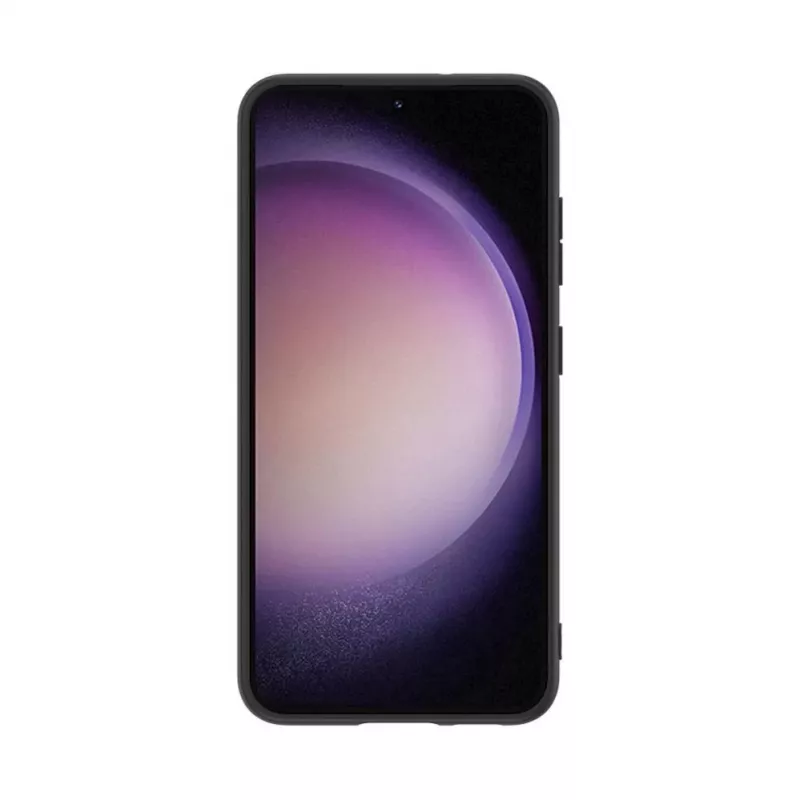 iLike Samsung Galaxy S23 takakansi muovi nahka harmaa
