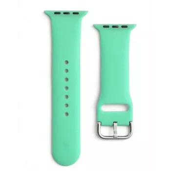 iLike silikoniranneke APS silikoninen kelloranneke Apple Watch 8/7/6/5/4/3/2/SE (41/40/38mm) ranneke minttu