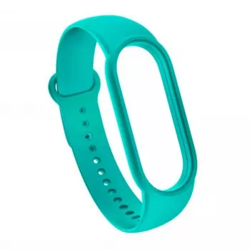 iLike silikoniranneke Xiaomi Mi Band 5 / 6 / 7 (18x250mm) turkoosi