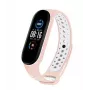 iLike silikoniranneke Xiaomi Mi Band 5 Dots pinkki valkoinen