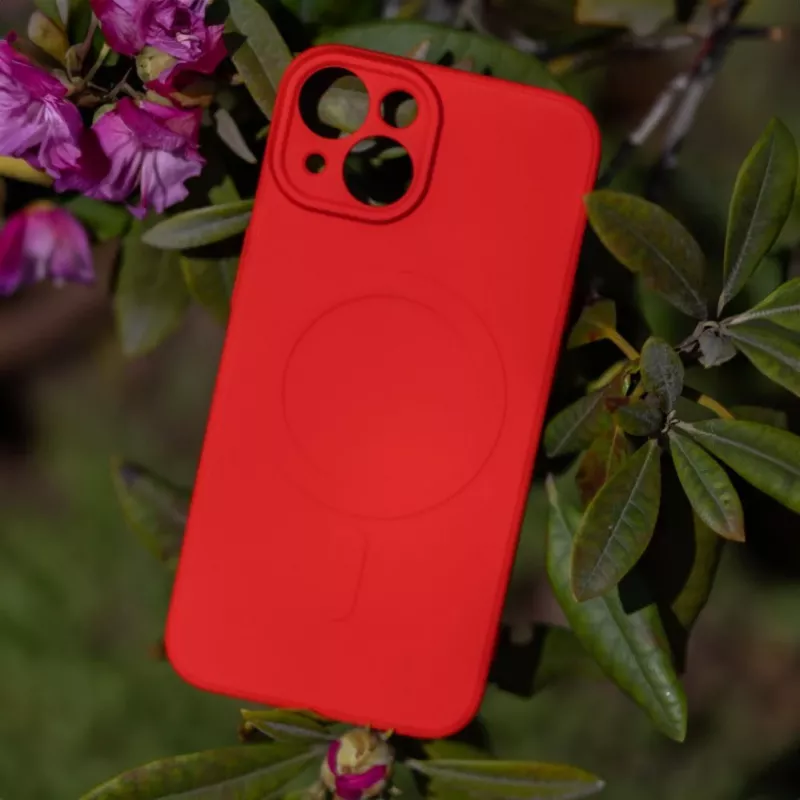 iLike Simple Color Mag Case Samsung Galaxy A57 5G punainen