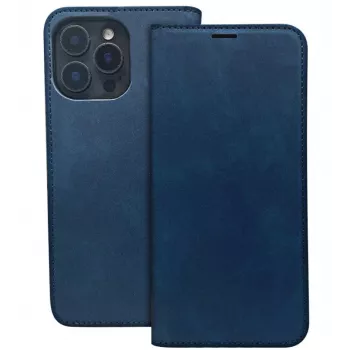 iLike Smart Suede -kotelo Samsung Galaxy A55 5G - Navy Blue
