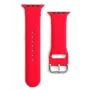iLike Strap APS silikoniranneke Apple Watch 8/7/6/5/4/3/2/SE (41/40/38 mm) punainen