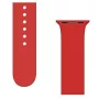 iLike Strap APS silikoniranneke Apple Watch 8/7/6/5/4/3/2/SE (41/40/38 mm) punainen