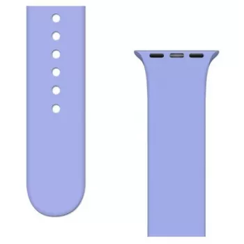 iLike Strap APS silikoniranneke Apple Watch Ultra / 8/7/6/5/4/3/2 / SE (45/44/42 mm) - violetti