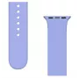 iLike Strap APS silikoniranneke Apple Watch Ultra / 8/7/6/5/4/3/2 / SE (45/44/42 mm) - violetti