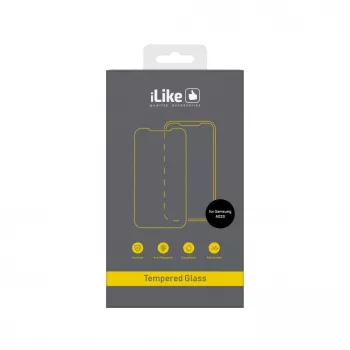 iLike karkaistu lasinen näytönsuojakalvo Samsung Galaxy A02s -puhelimelle (0,33 mm, kirkas)
