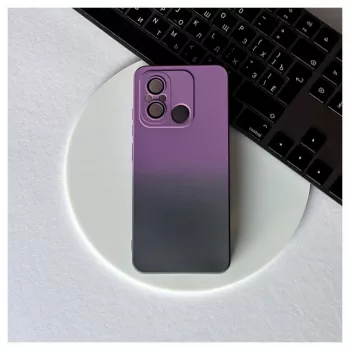 iLike Ultra Trendy kuori Xiaomi Redmi 12C / Redmi 11A - sininen-liila liukuväri