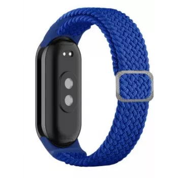 iLike Universal Mi Band 8 ranneke punottu kangasranneke sininen
