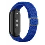 iLike Universal Mi Band 8 ranneke punottu kangasranneke sininen