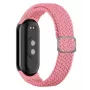 iLike Universal Mi Band 8 -ranneke punottu kangasranneke pinkki