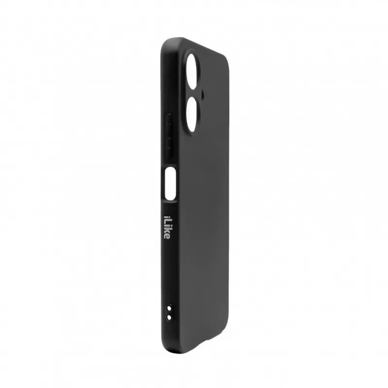 iLike Xiaomi Poco M6 Nano silikonikotelo musta