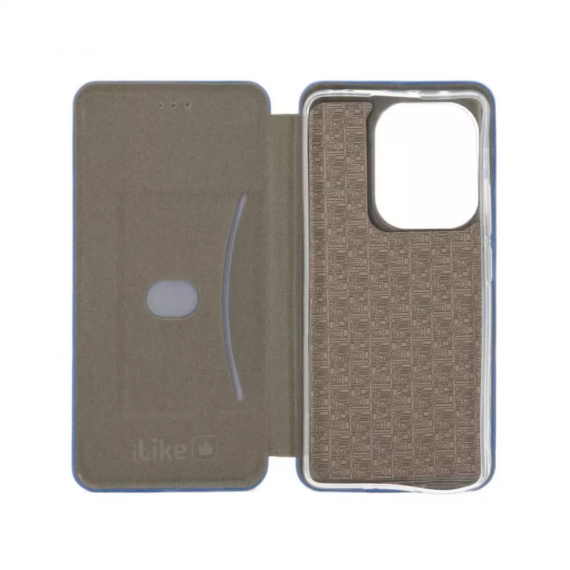 iLike Xiaomi Poco M6 Pro Book Case Slim -kotelo, keskiyönsininen