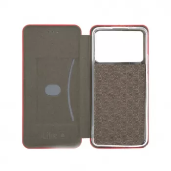 iLike Xiaomi Poco X6 Pro kirjakotelo ohut punainen