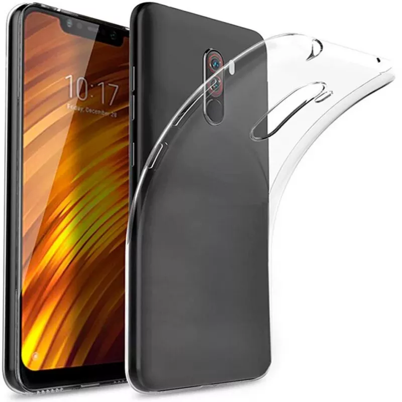 iLike Xiaomi Pocophone F1 TPU ultraohut 1 mm läpinäkyvä takakansi