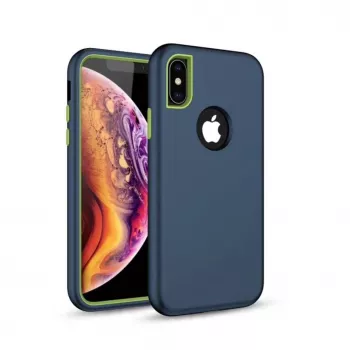 iLike Xiaomi Redmi Note 7 Defender Solid 3in1 -kotelo Navy Blue