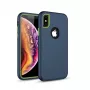 iLike Xiaomi Redmi Note 7 Defender Solid 3in1 -kotelo Navy Blue