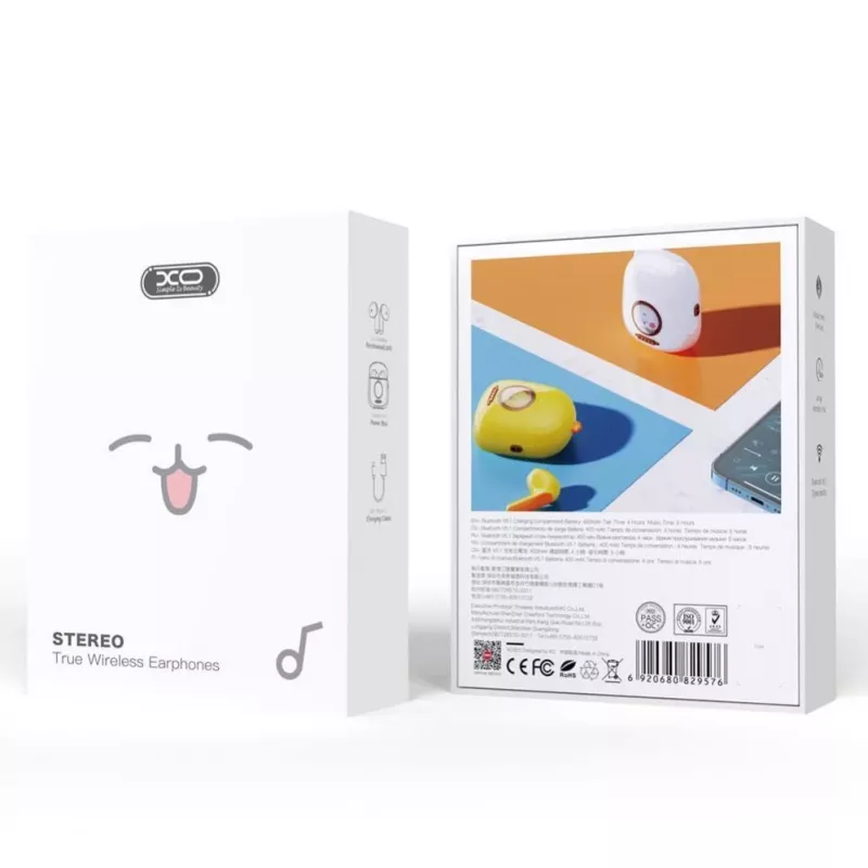 iLike XO Bluetooth-nappikuulokkeet G6 TWS valkoinen