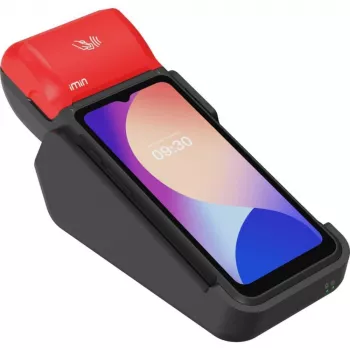 iMin I23M01 Swift 2 telakointiasema - latausasema ja verkkokeskitin mobiilille POS-päätteelle, musta
