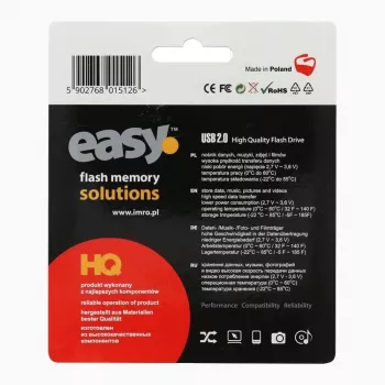 Imro IMRO USB-muistitikku EASY (ECO) 16GB USB 2.0 - musta