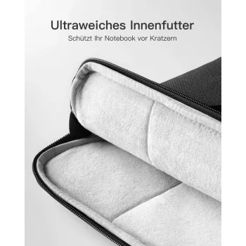 Inateck 13 Kannettavan tietokoneen laukku, yhteensopiva 14 MacBook Pro/Airin kanssa