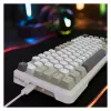 INCA pelinäppäimistö RGB GraySwitch USB-C/BT 2,00 m valkoinen (IKG-455)