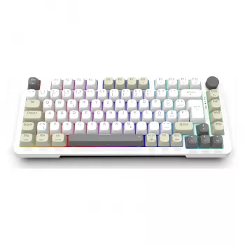INCA pelinäppäimistö RGB GraySwitch USB-C/BT 2,00 m valkoinen (IKG-455)