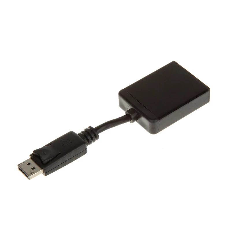 InLine DisplayPort-sovitinkaapeli, DisplayPort-uros DVI-D 24+5 -naaraaseen, musta, 0,2m