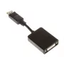 InLine DisplayPort-sovitinkaapeli, DisplayPort-uros DVI-D 24+5 -naaraaseen, musta, 0,2m