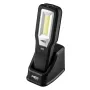 Tarkastusvalaisin 550 lm COB LED latausasemalla ja jalustalla