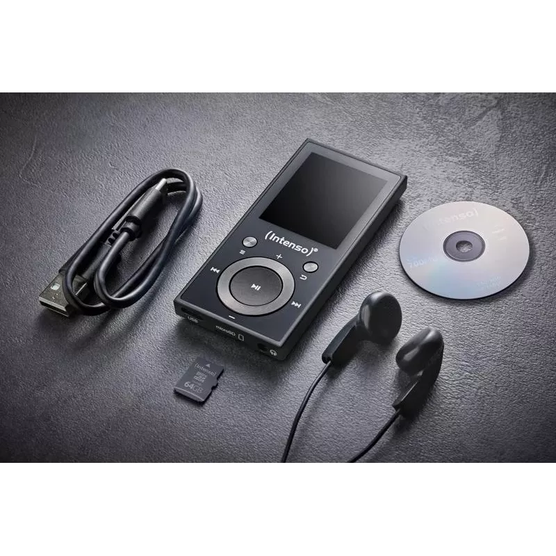 Intenso MP3-soitin 64GB musta