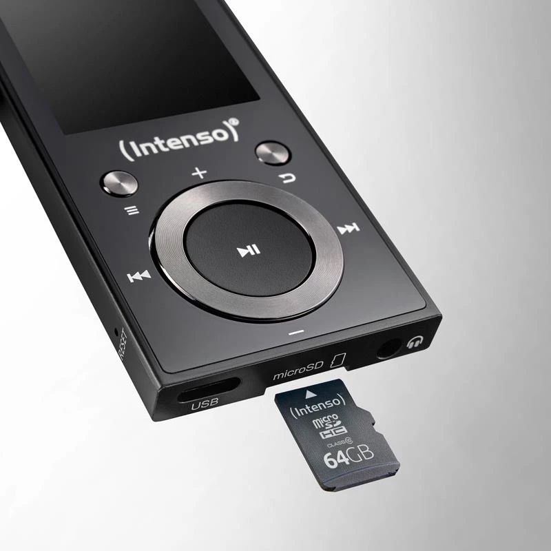 Intenso MP3-soitin 64GB musta