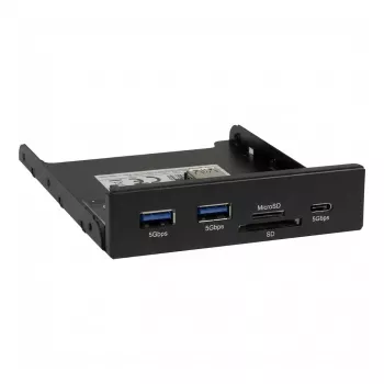Inter-Tech Argus CI-21 sisäinen kortinlukija, 3,5 tuuman paikka, USB 2.0, Multi-kortti (88884141)