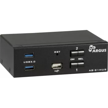 Inter-Tech IPC KVM-kytkin AC-21HUS HDMI, 4K@60Hz