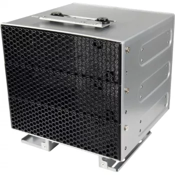 Inter-Tech IPC asennusteline ER-47045-2 - 3,5 tuumasta kahteen 2,5 tuuman SSD/HDD, musta