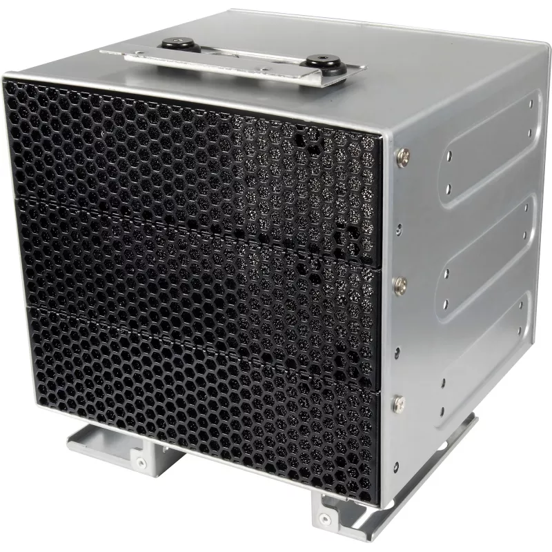 Inter-Tech IPC Kiinnityskehys ER-47045-2 - 3,5 tuumaa kahdelle 2,5 tuuman SSD/HDD:lle, Musta