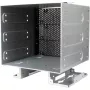 Inter-Tech IPC Kiinnityskehys ER-47045-2 - 3,5 tuumaa kahdelle 2,5 tuuman SSD/HDD:lle, Musta