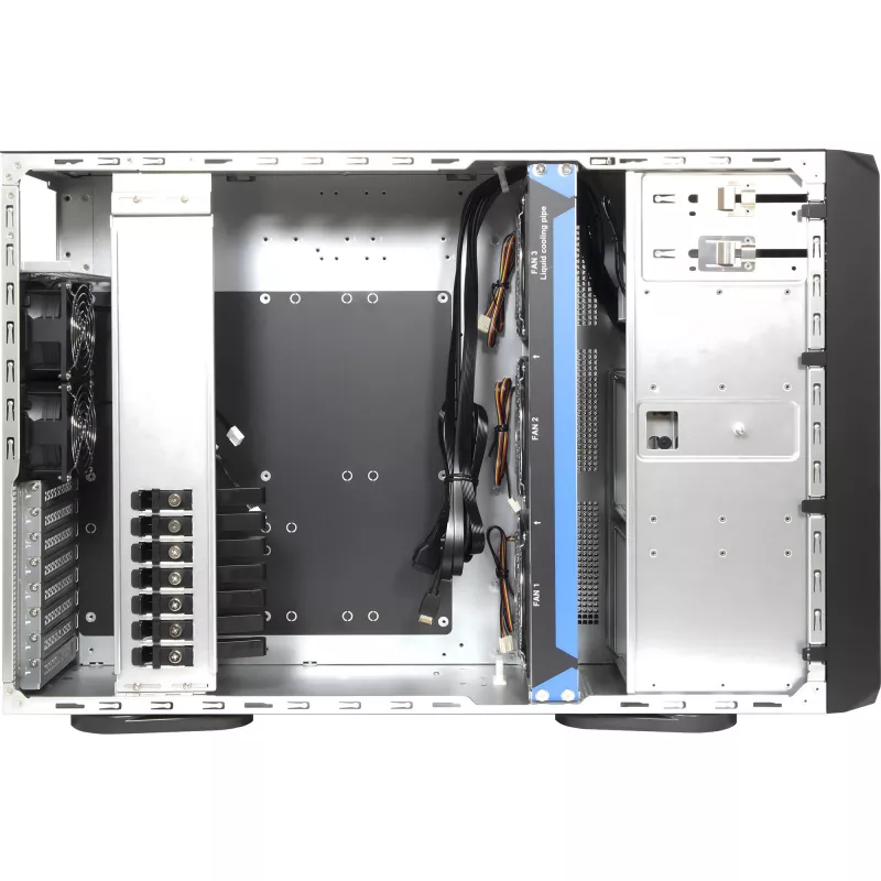 Inter-Tech IPC Server SR-680 tornikotelo, musta