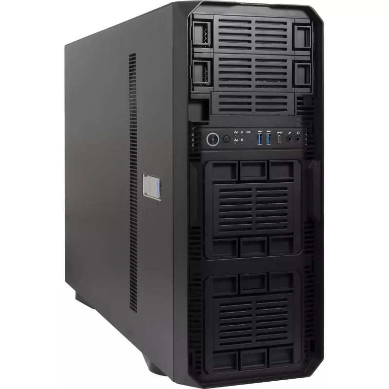 Inter-Tech IPC Server SR-680 tornikotelo, musta