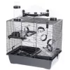 INZ INTER-ZOO Rocky Plus -hamsterihäkki musta 420x290x550 mm