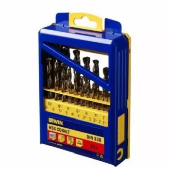IRWIN METAL DRILL BIT HSS CO SET 19kpl