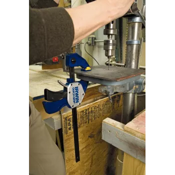IRWIN QUICK-GRIP XP ruuvipuristin 450 mm yhden käden levitin, musta/sininen/harmaa
