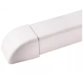 IVENSIS IPEP60 kaapelikanavan päätykansi valkoinen 60 mm PVC Snap-On