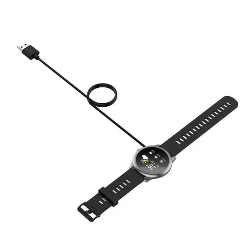 iWear CH2 universaali USB 1 m virtakaapeli älykellolle 2-napainen 4 mm magneettilaturi