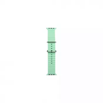 iWear S1 uritettu pehmeä silikoniranneke 20 mm Apple Watch 49 mm / 45 mm / 44 mm / 42 mm vaaleanvihreä